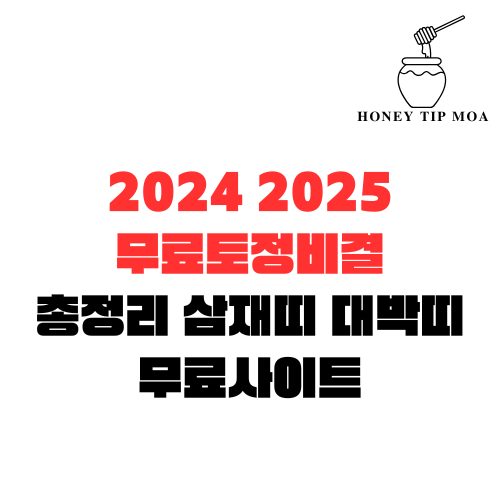 2024 2025 무료토정비결