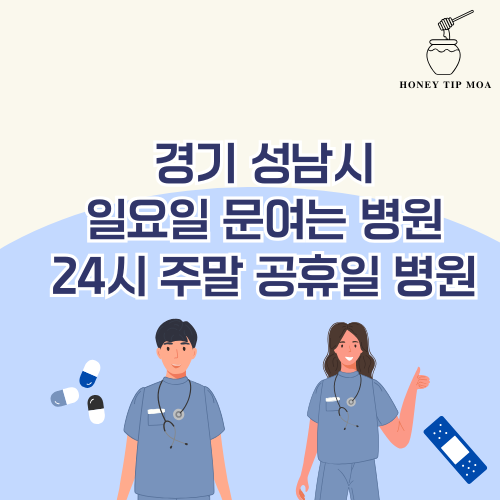경기 성남시 일요일 문여는 병원