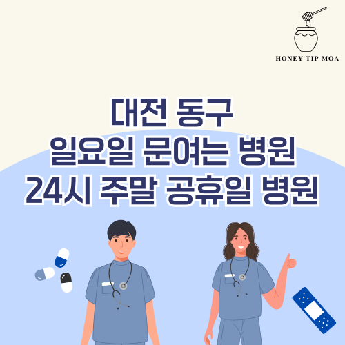 대전 동구 일요일 문여는 병원