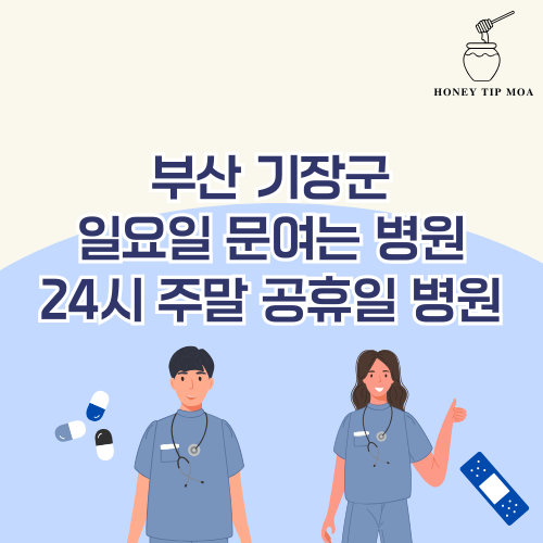 부산 기장군 일요일 문여는 병원