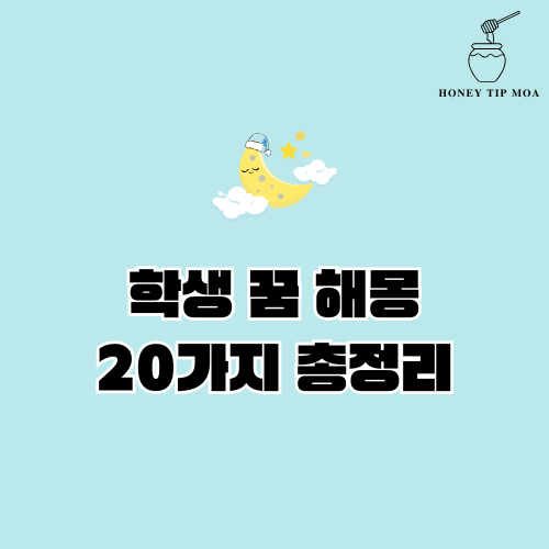 학생 꿈 해몽