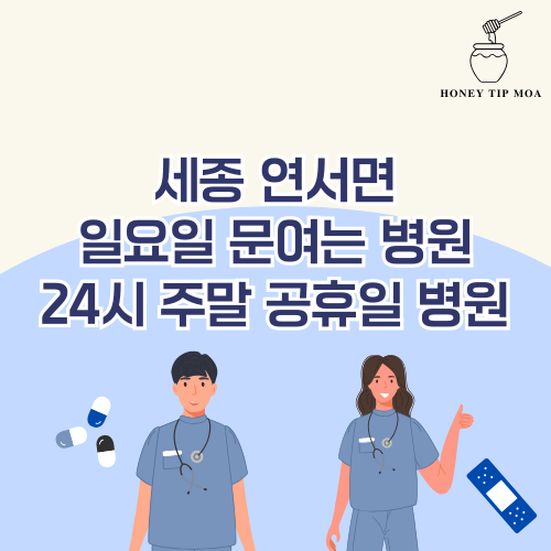 세종 연서면 일요일 문여는 병원