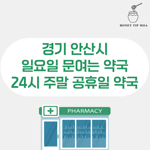 경기 안산시 일요일 문여는 약국