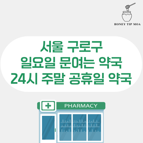 서울 구로구 일요일 문여는 약국